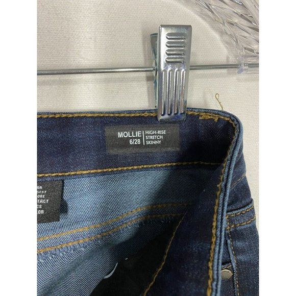 Buffalo Womens Jeans Skinny Ankle Stretch High Rise 5 Pockets Size 6/28 Blue - Picture 9 of 9